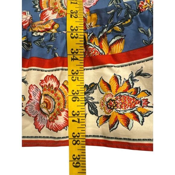 JOIE Women's Floral Puff Sleeve Button Front Mini Shirt Dress Multicolor Size 12 - Picture 6 of 6